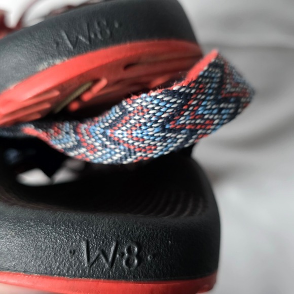 Chaco ZX2 Classic Women's Sandals Size 8 Aztec Comfort Coral Blue Pattern - Picture 10 of 10